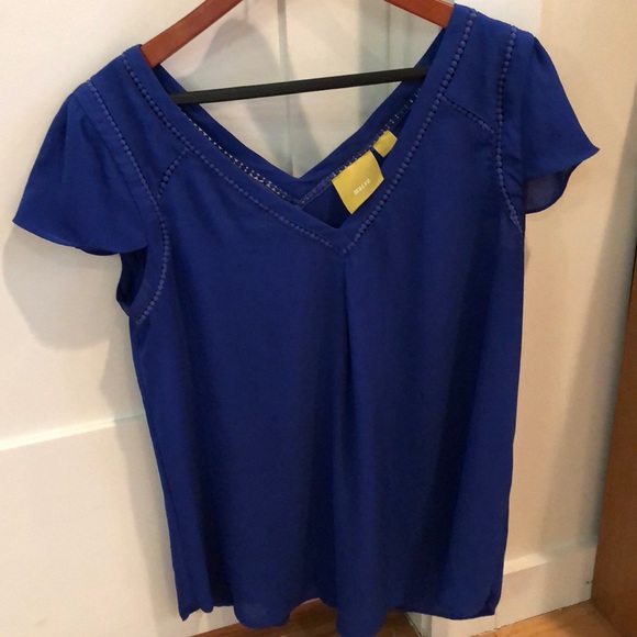 Anthropologie Tops - Anthropologie blue top. Maeve size 12